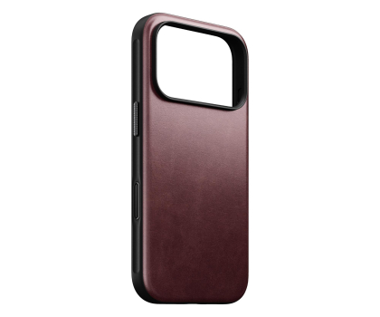 Etui do telefonów Nomad Modern Leather Case do iPhone 18 Pro / 17 Pro MagSafe (burgu